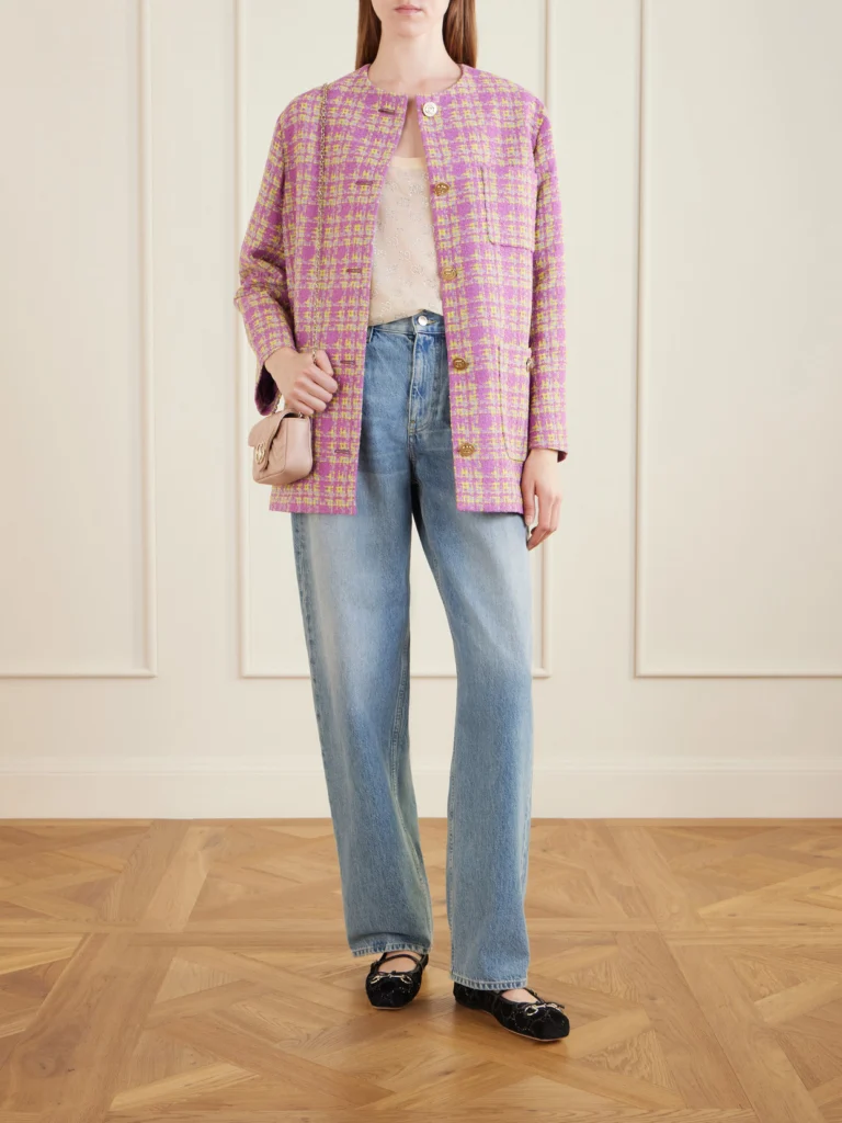 Gucci Cotton-blend Tweed Blazer