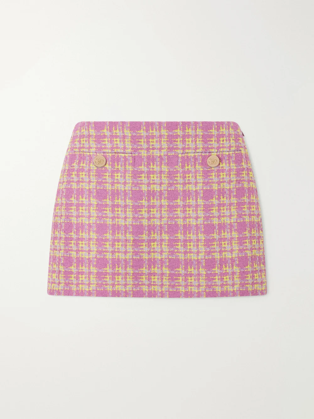 Gucci Cotton-blend Tweed Mini Skirt in pink