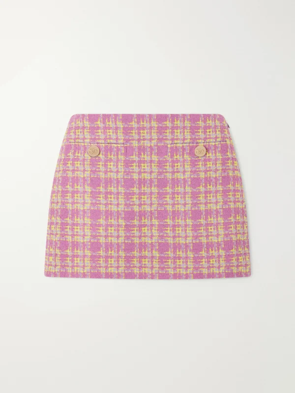 Gucci Cotton-blend Tweed Mini Skirt