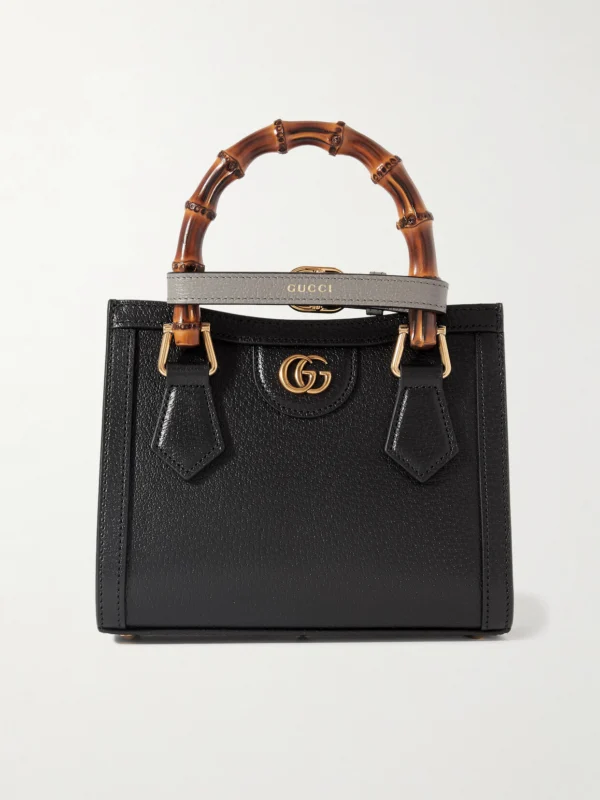 Gucci Diana Mini Textured-leather Tote