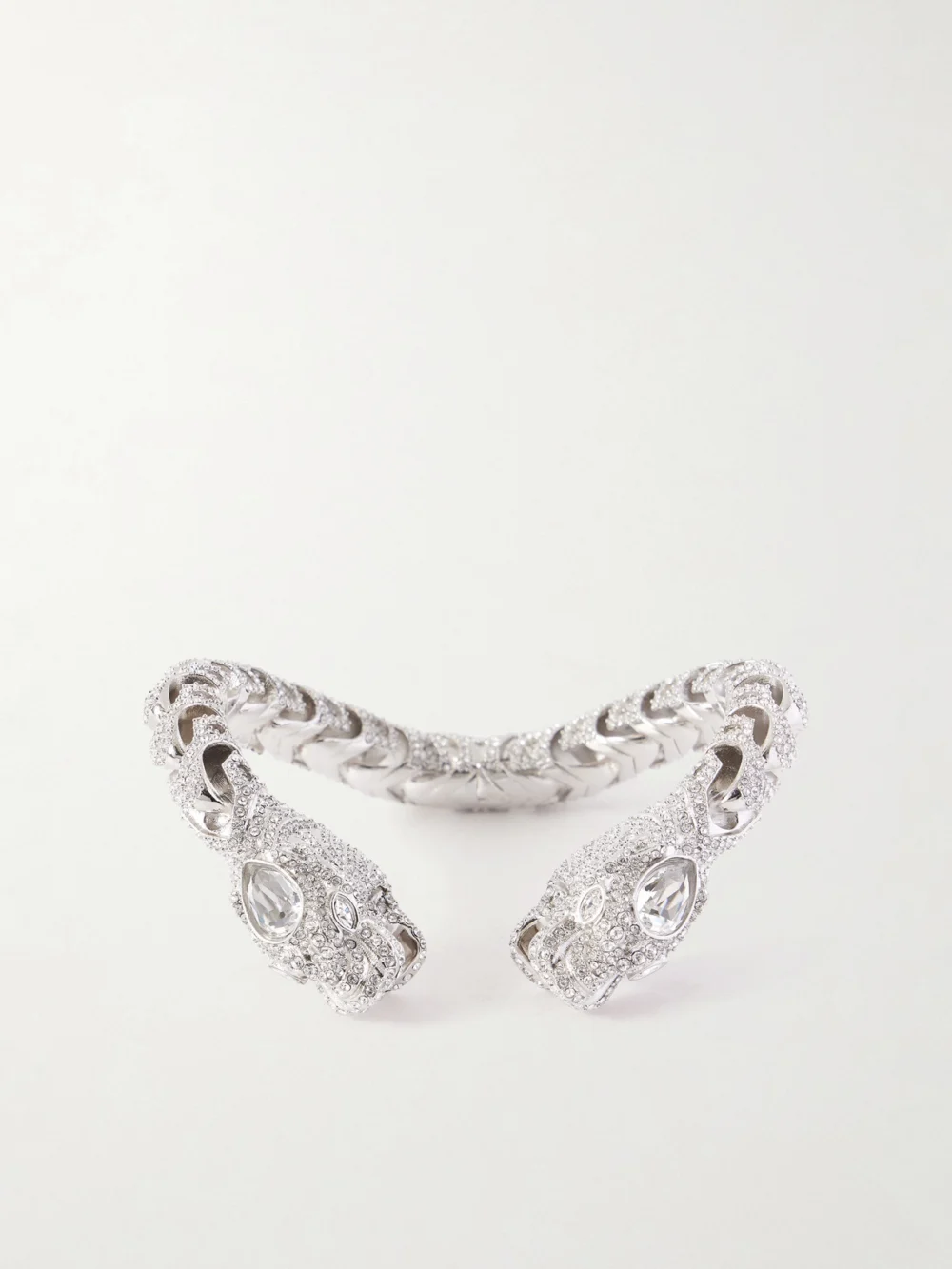 Gucci Dionysus Silver-tone and Crystal Cuff in m