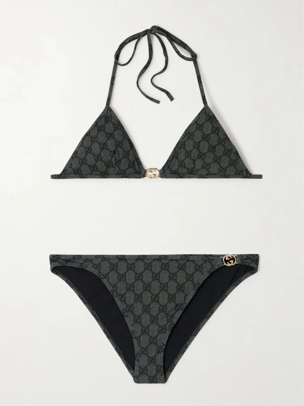 Gucci Embellished Printed Bikini