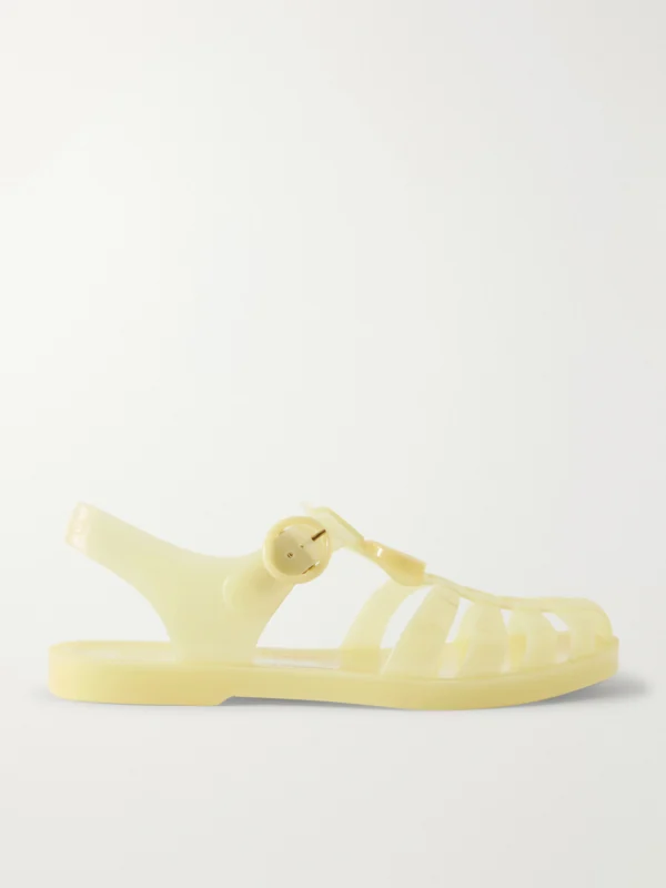 Gucci Fisherman Embellished Rubber Sandals