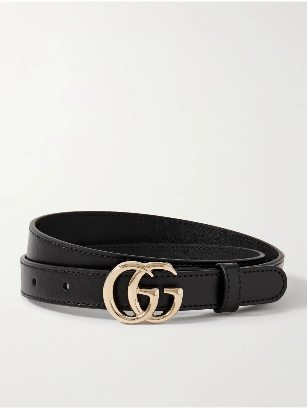 Gucci Gg Marmont Leather Belt in black
