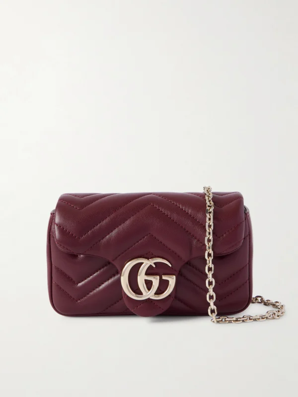 Gucci Gg Marmont Mini Matelassé Leather Shoulder Bag