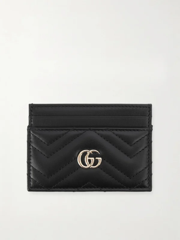 Gucci Gg Marmont Quilted Leather Cardholder