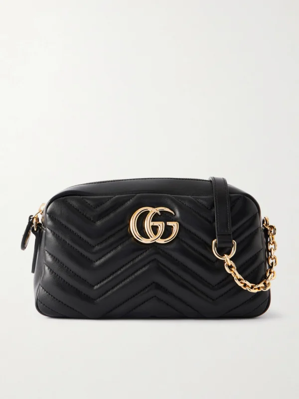 Gucci Gg Marmont Quilted Leather Shoulder Bag