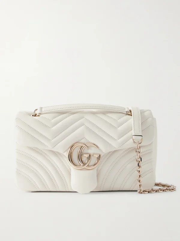 Gucci Gg Marmont Quilted Leather Shoulder Bag
