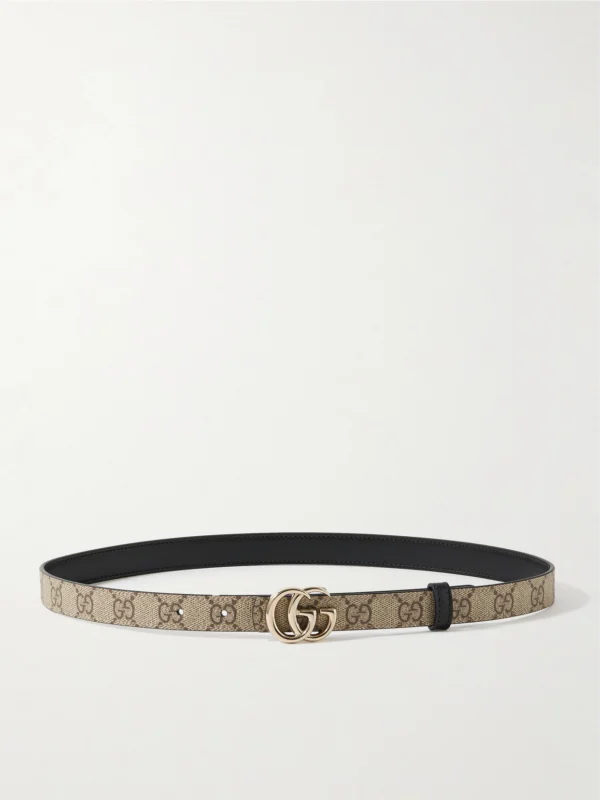 Gucci Gg Marmont Reversible Leather Belt