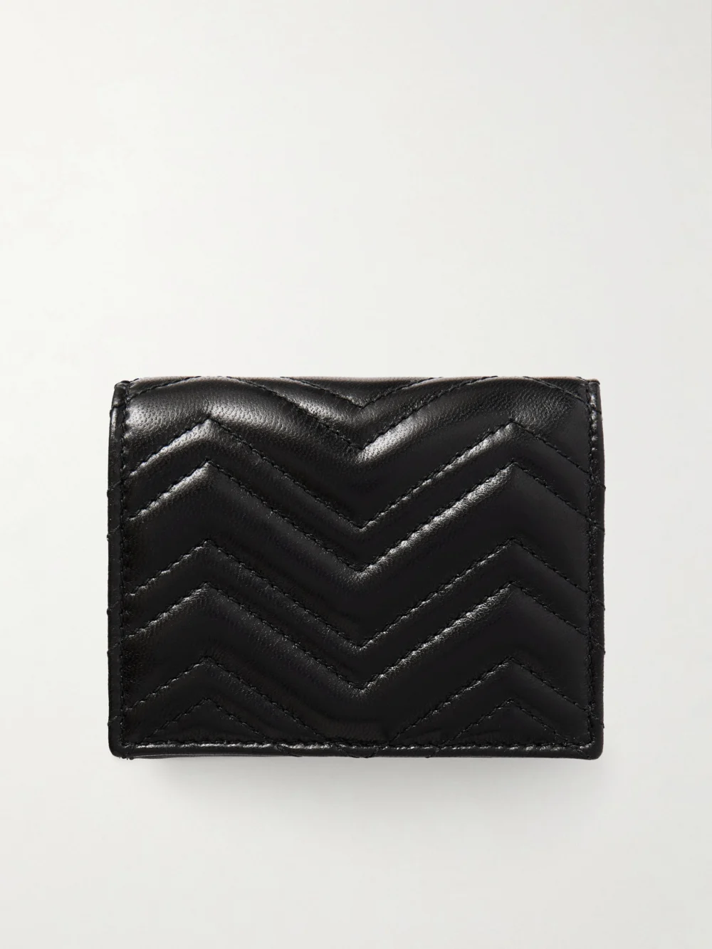 Back view of the Gucci Gg Marmont Small Quilted Leather Wallet