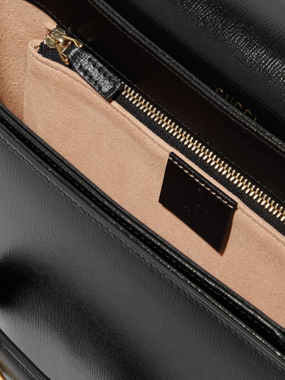 Gucci Horsebit 1955 Medium Textured-leather Shoulder Bag, another view