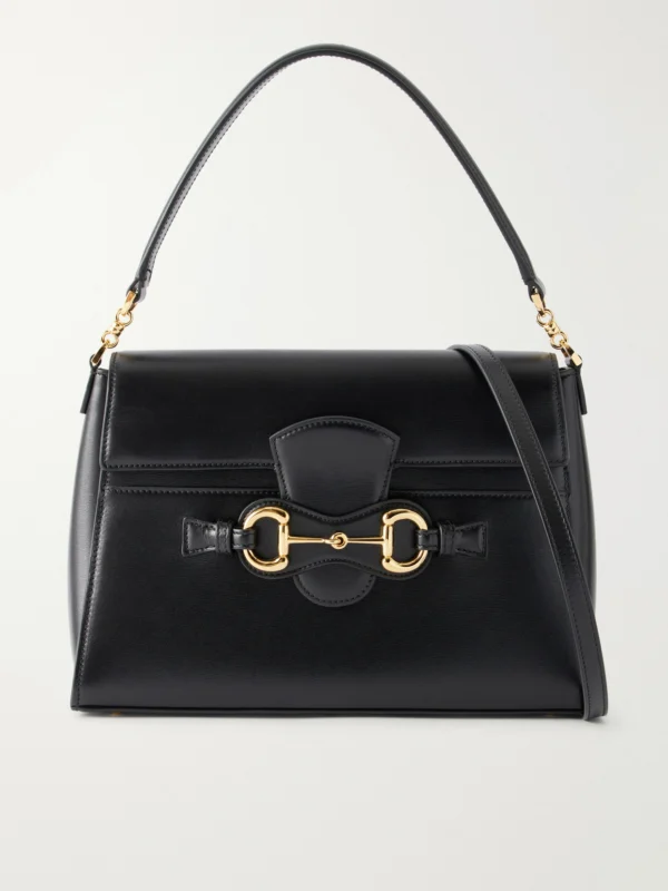 Gucci Horsebit Duomo Leather Shoulder Bag