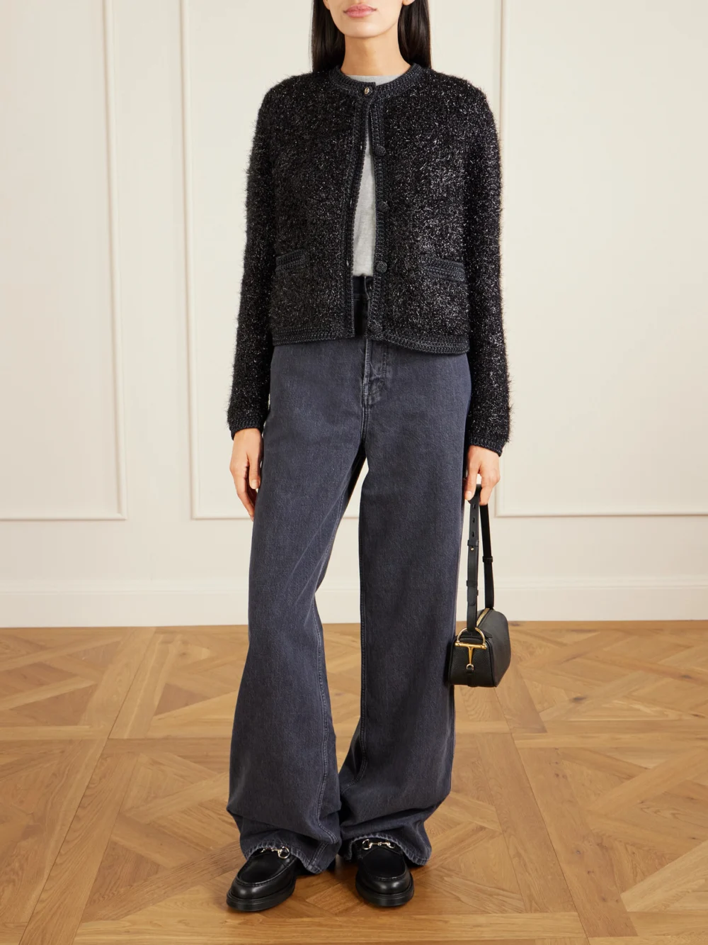 Gucci Horsebit Leather Loafers, styled view