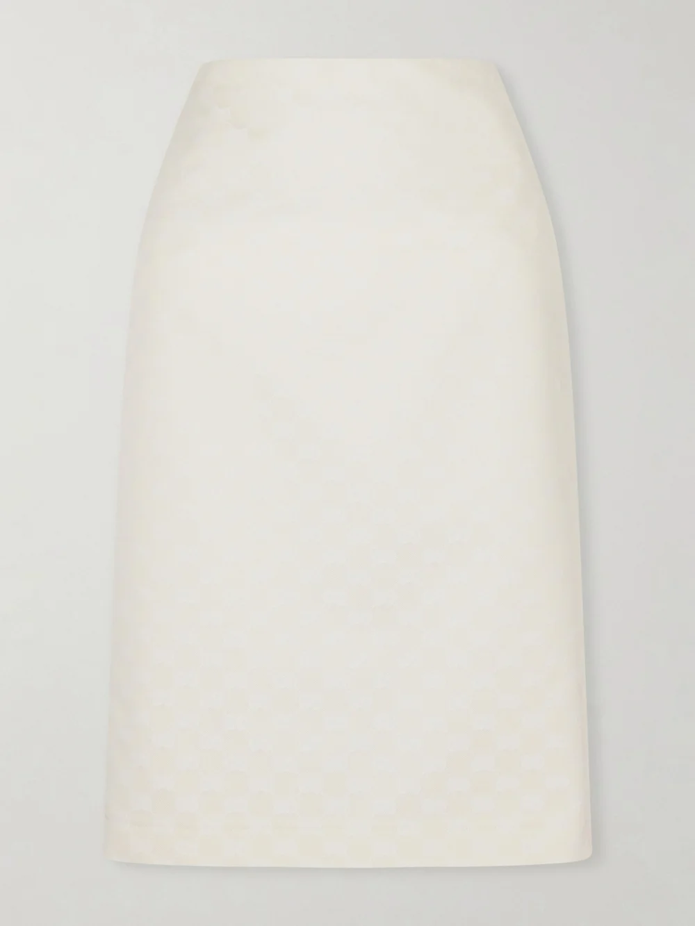 Gucci Jacquard-gabardine Midi Skirt in off-white