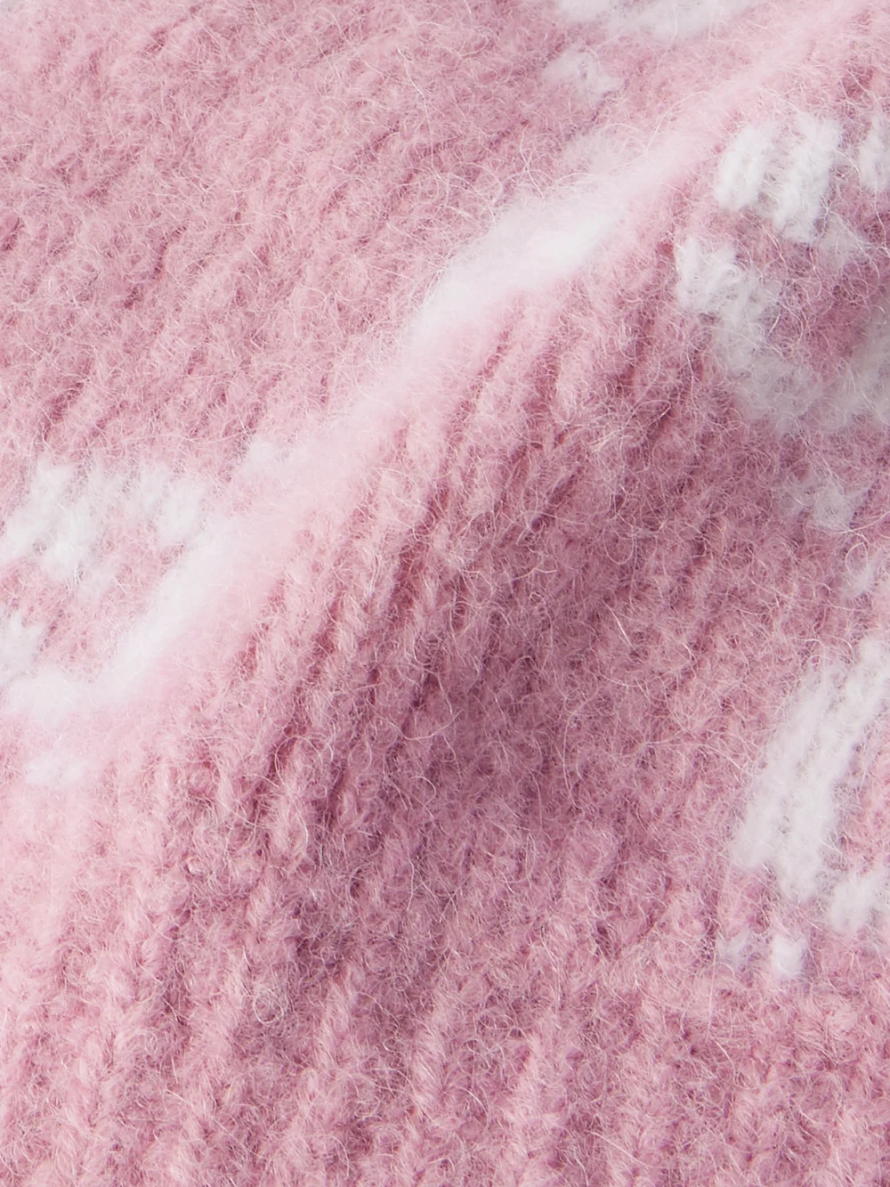 Close-up detail of the Gucci Jacquard-knit Alpaca-blend Beanie