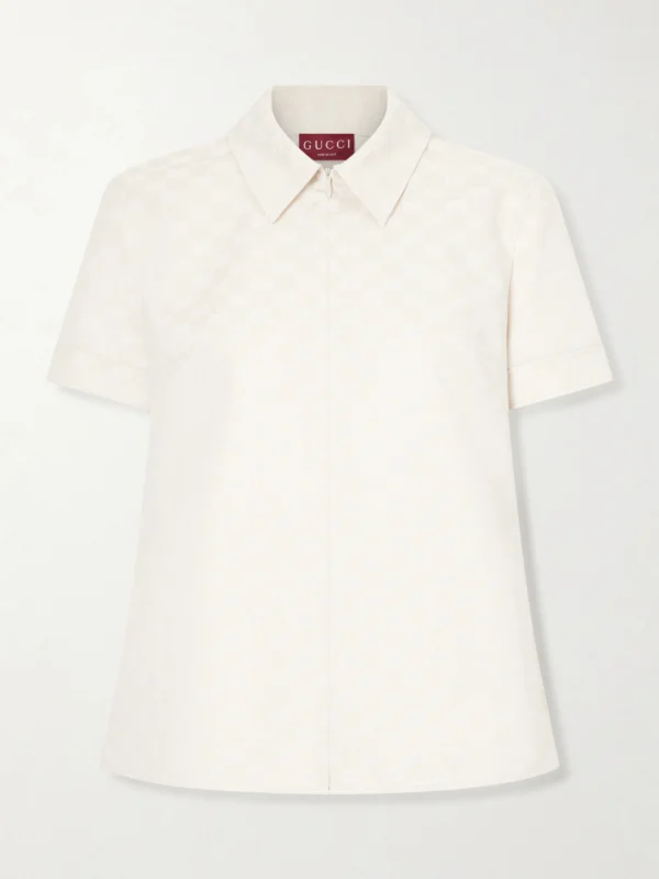 Gucci Jacquard-twill Shirt