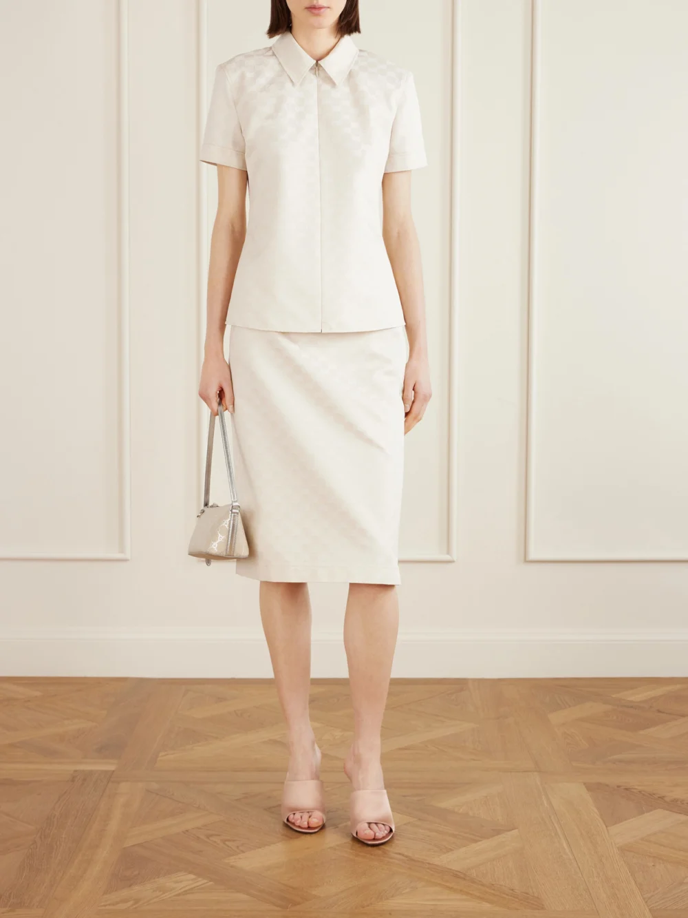 Gucci Jacquard-twill Shirt, worn by a model