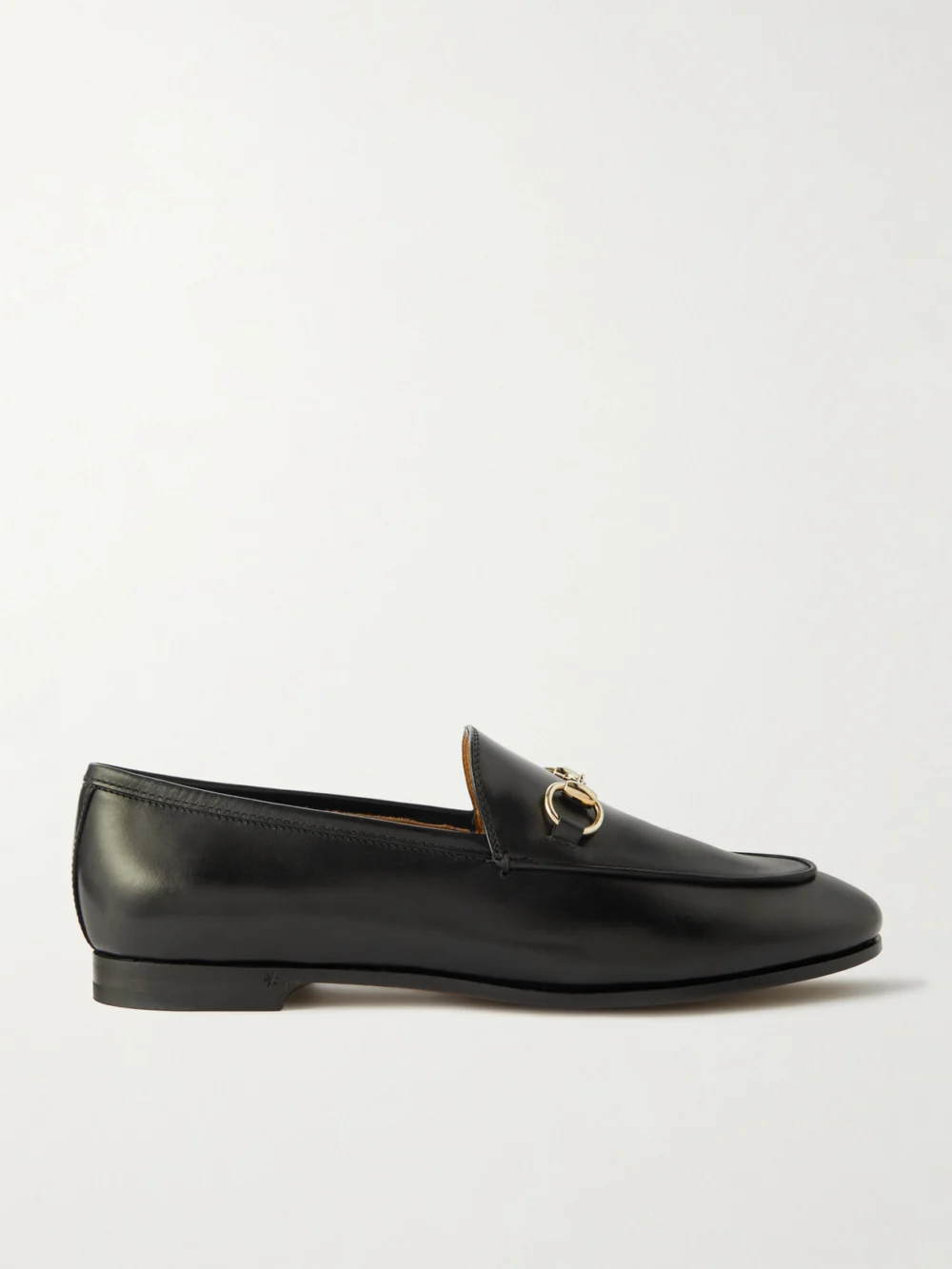 Gucci Jordaan Horsebit-detailed Leather Loafers in black