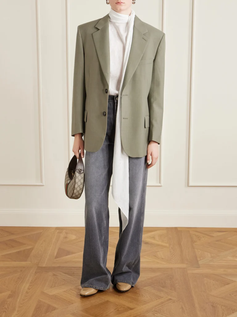 Gucci Jordaan Horsebit-detailed Leather Loafers