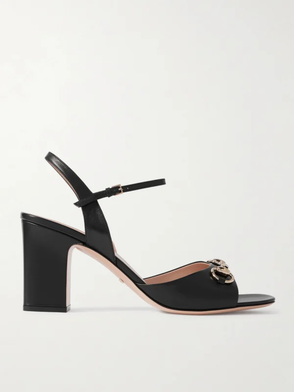 Gucci Lady Horsebit-detailed Leather Sandals