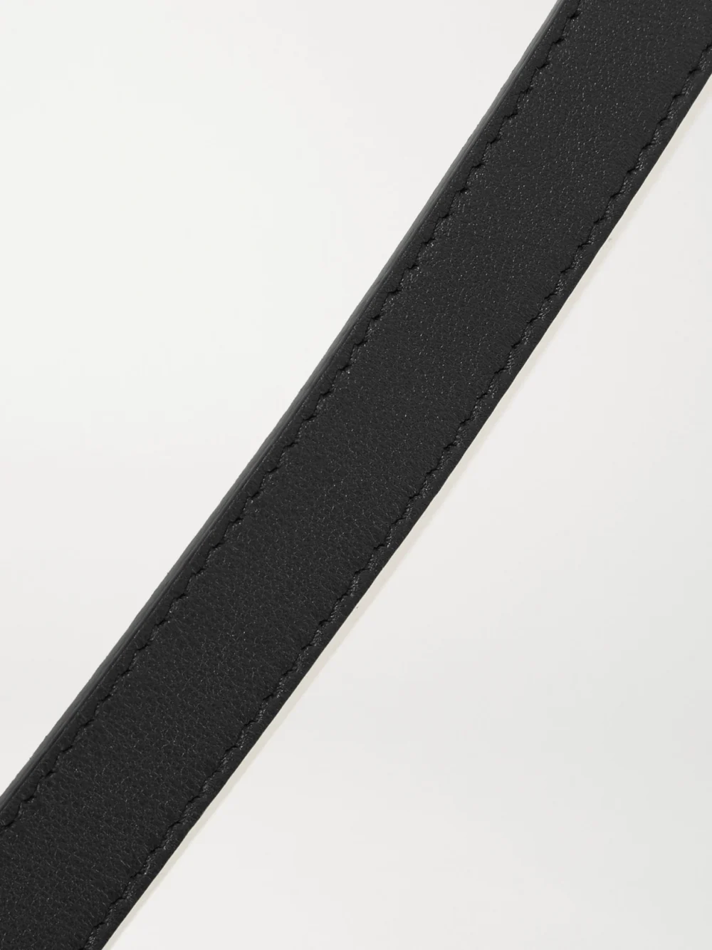 Close-up detail of the Gucci Leather Belt