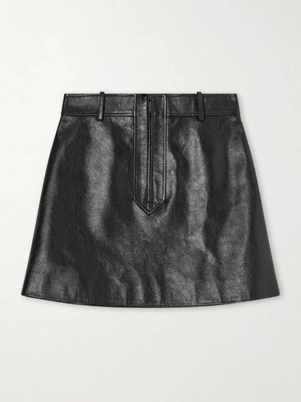 Gucci Leather Mini Skirt
