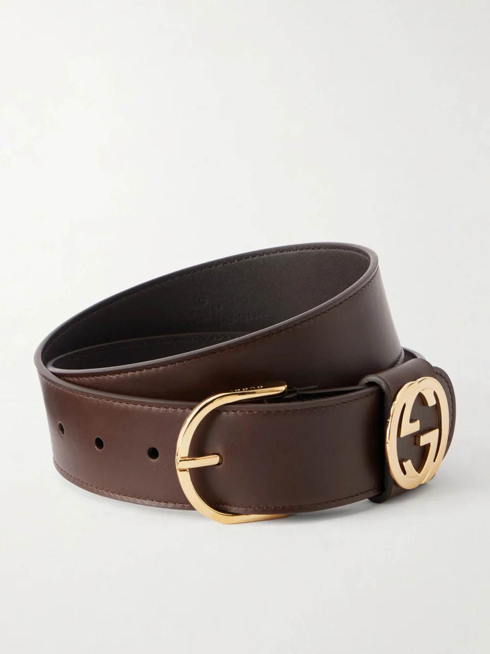 Gucci Logo-detailed Leather Belt in brown
