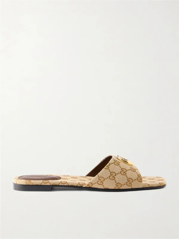 Gucci Logo-jacquard Sandals