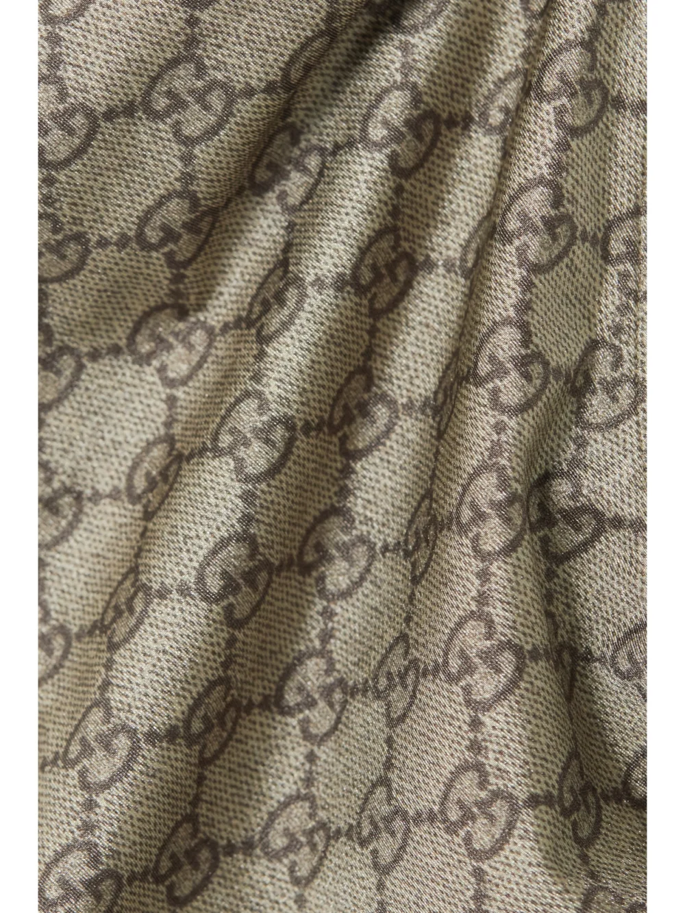 Close-up detail of the Gucci One-shoulder Cutout Swimsuit
