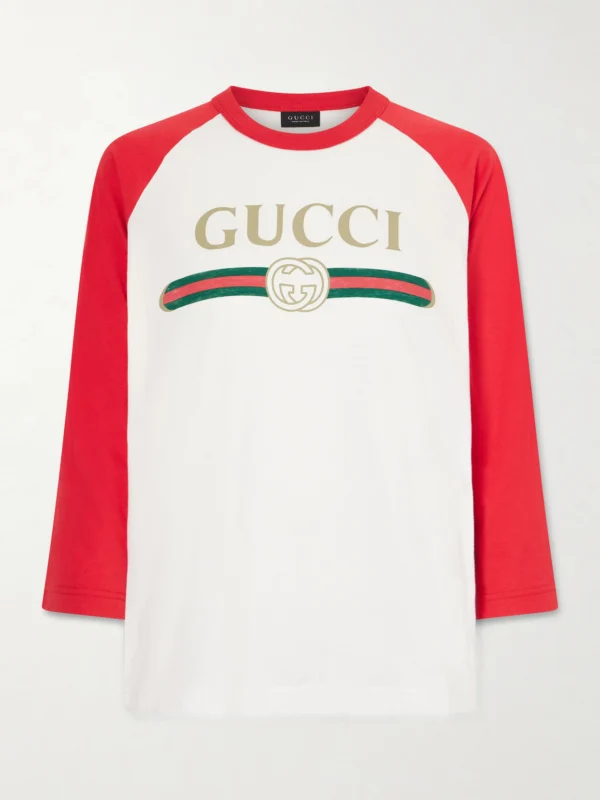 Gucci Printed Cotton-blend Jersey T-shirt