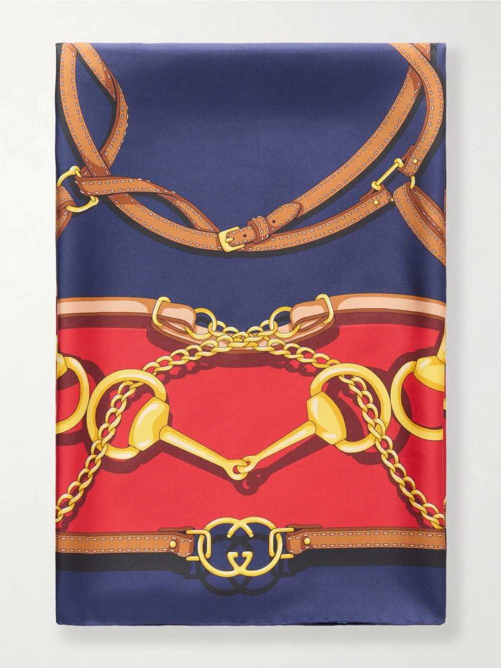 Gucci Printed Silk Scarf in multi