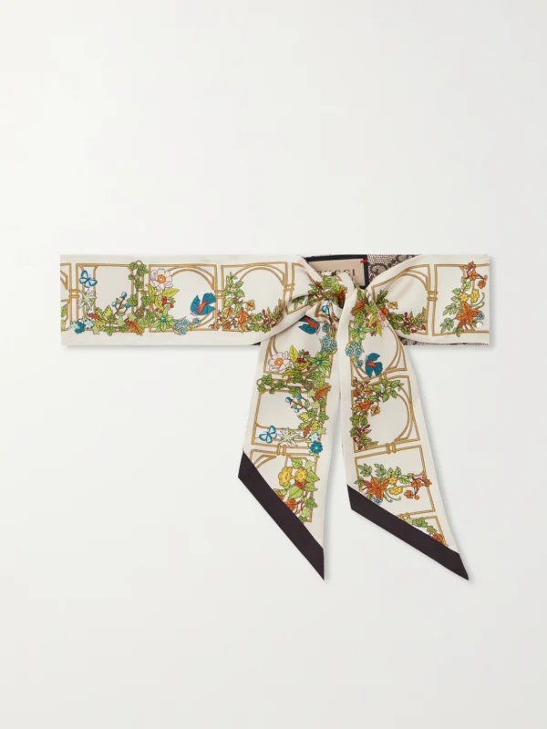 Gucci Printed Silk-twill Scarf