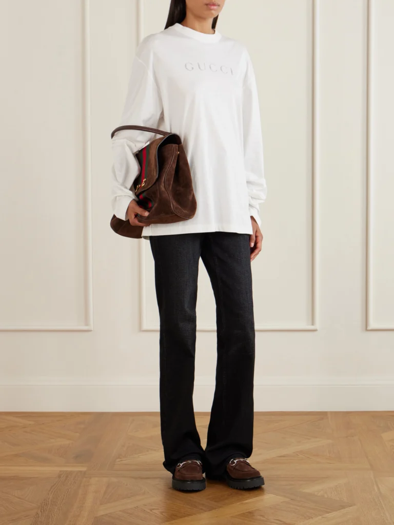 Gucci Rhody Horsebit-detailed Suede Loafers