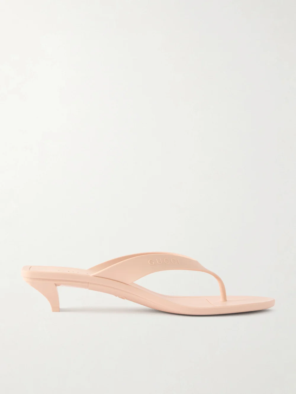 Gucci Rubber Sandals in pink