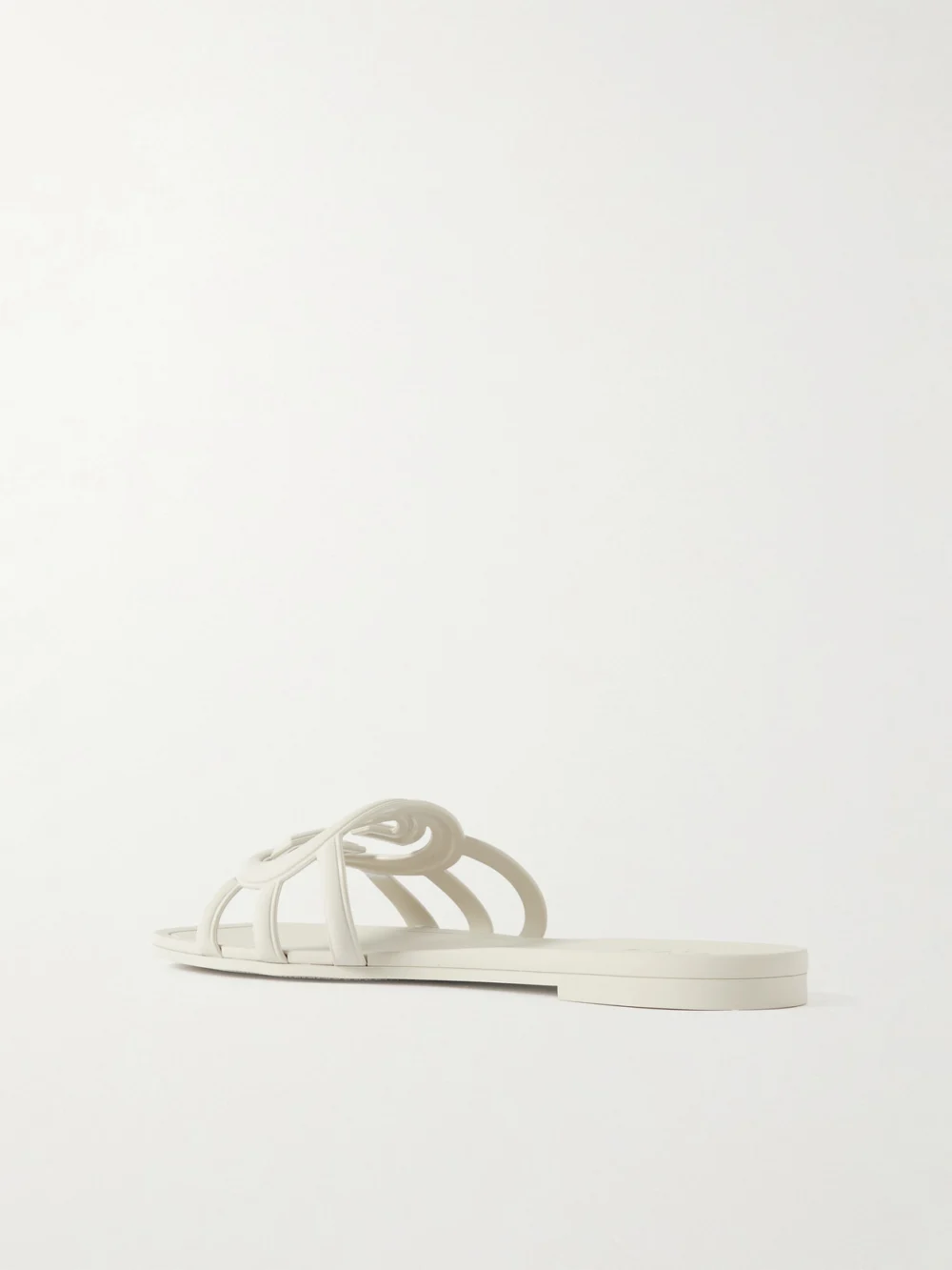 Back view of the Gucci Rubber Slides