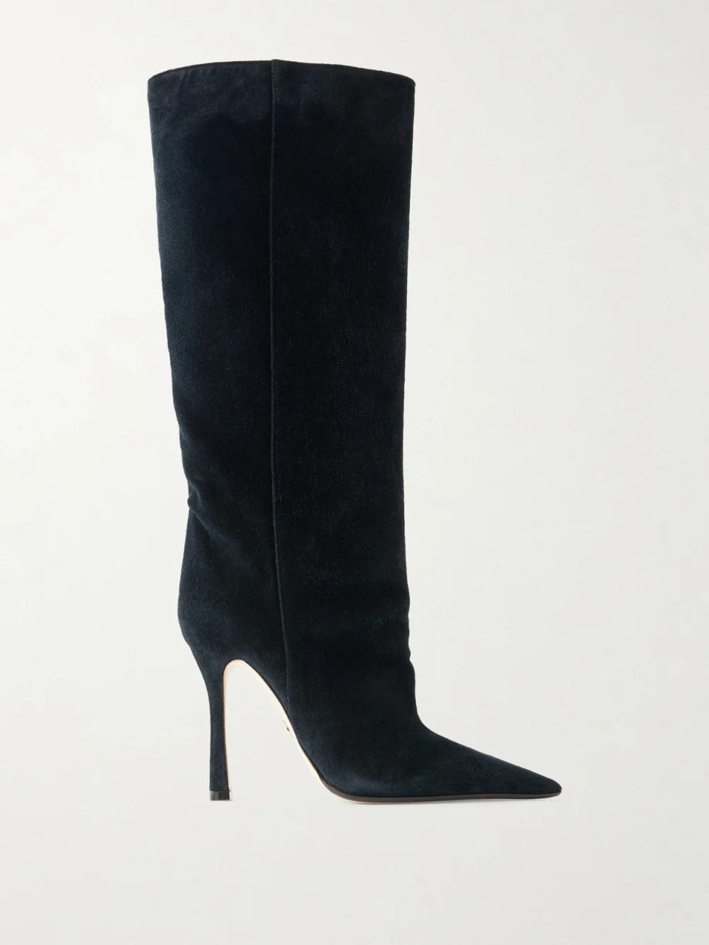 Gucci Suede Knee Boots in black