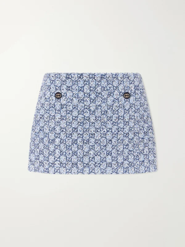 Gucci Tweed Bouclé Mini Skirt