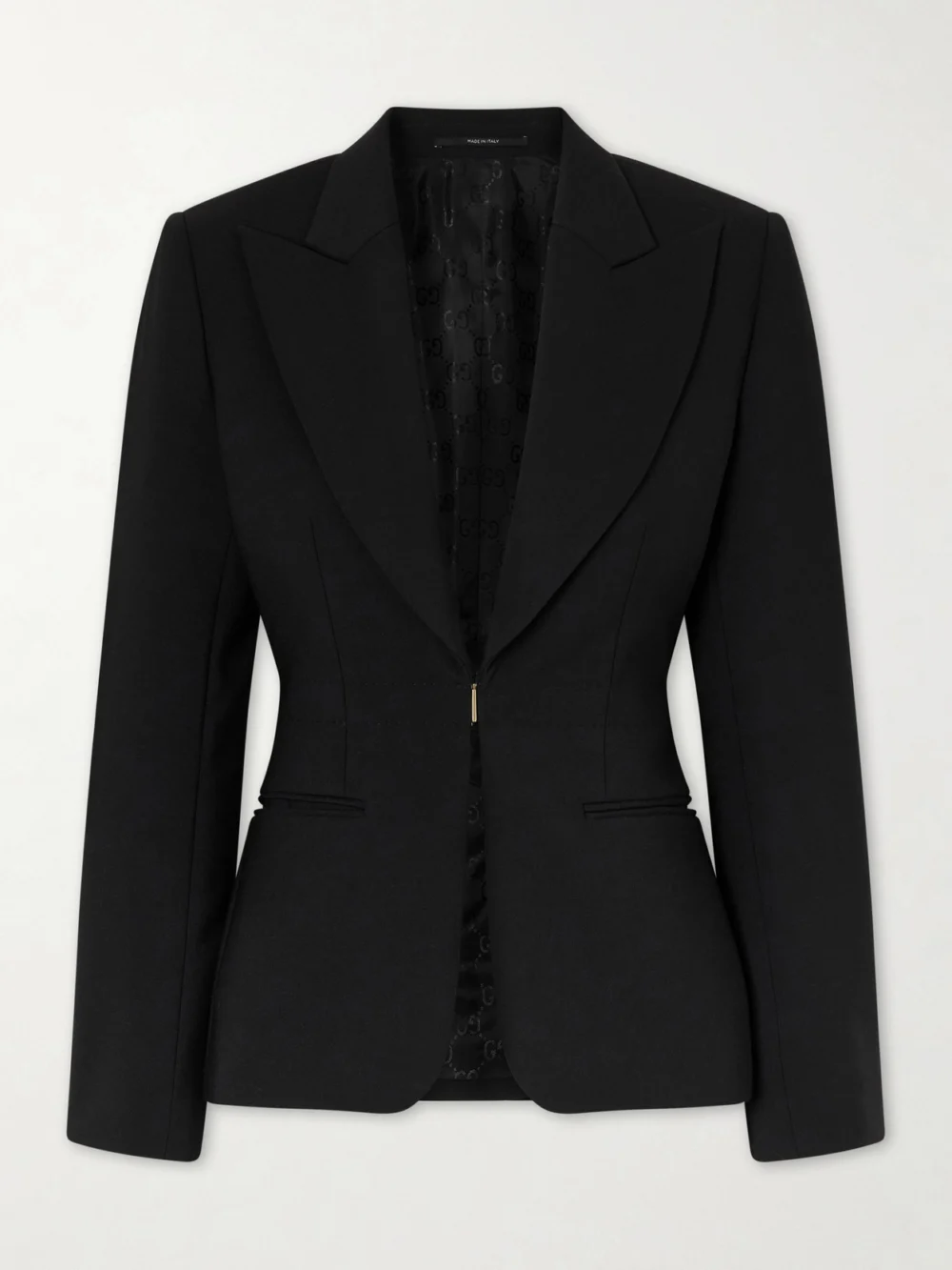 Gucci Wool-blend Blazer in black
