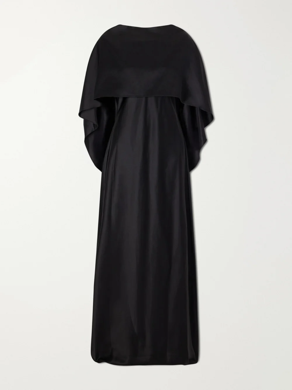 Heirlome Anna Silk-satin Maxi Dress in black