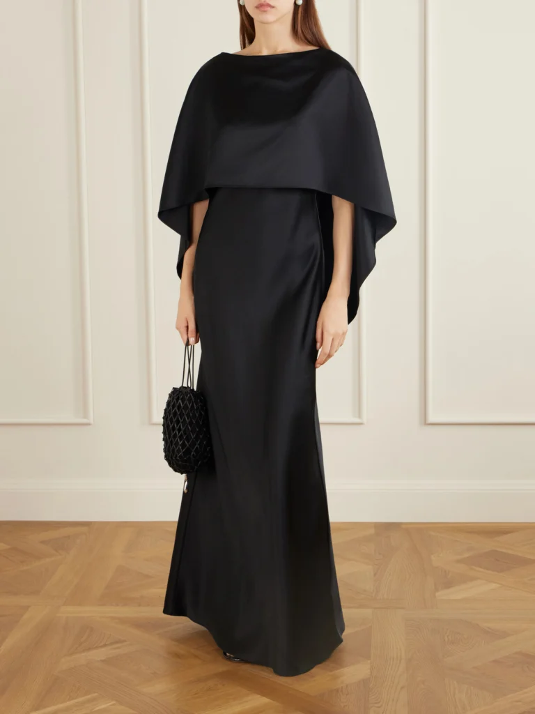 Heirlome Anna Silk-satin Maxi Dress