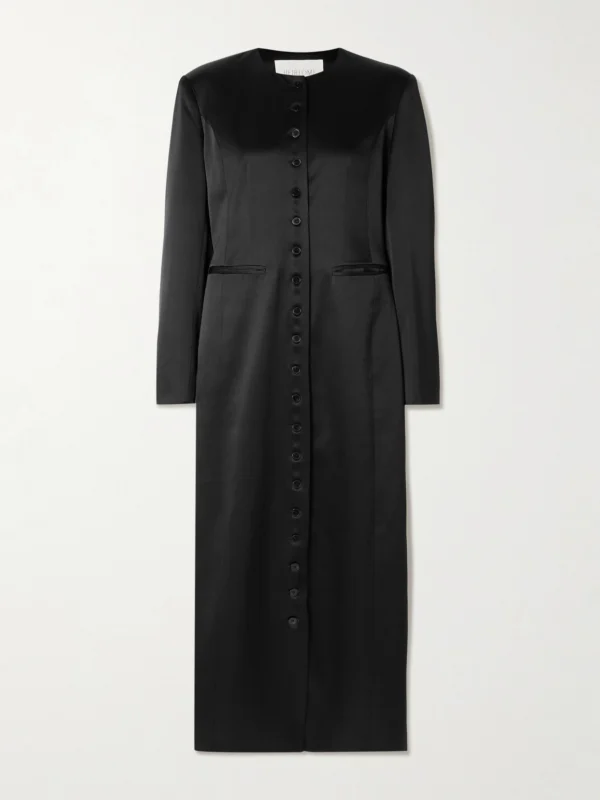 Heirlome Edith Silk-satin Coat