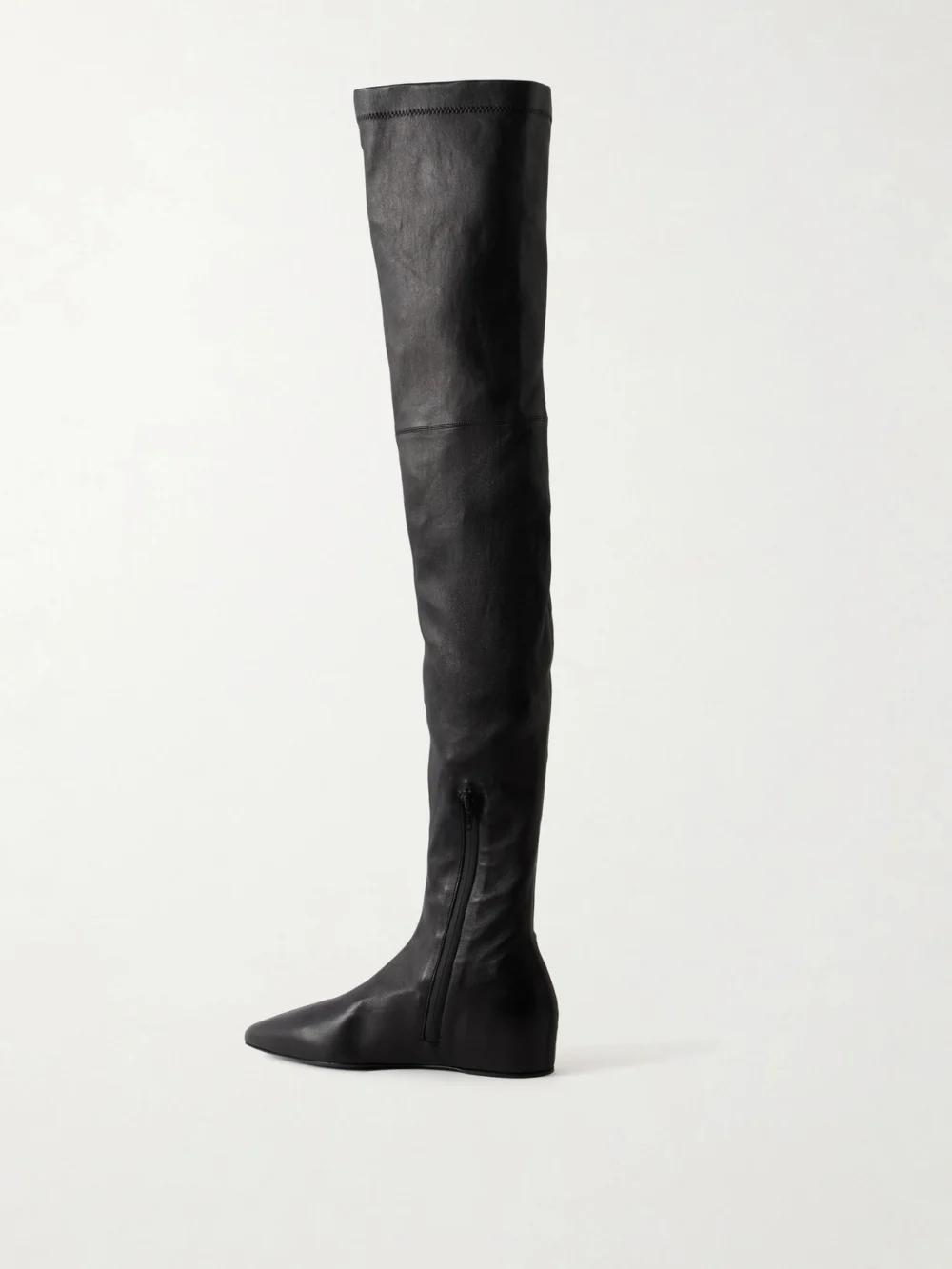 Back view of the Herbert Levine All in All Leather Over-the-knee Boots