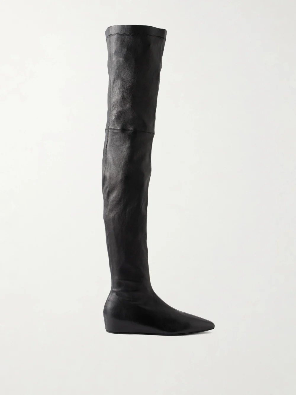 Herbert Levine All in All Leather Over-the-knee Boots in black