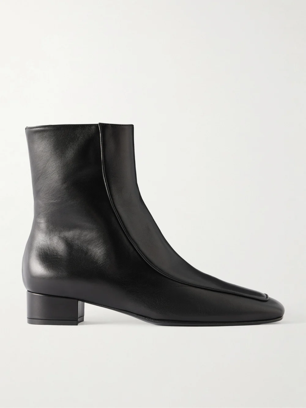 Herbert Levine Shadow Ban 30 Leather Ankle Boots in black