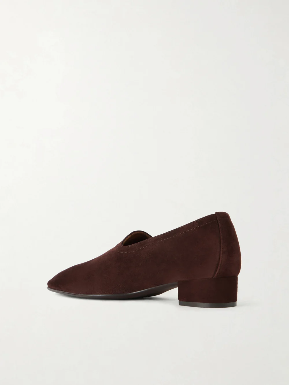 Back view of the Herbert Levine Soft Touch 30 Suede Loafers
