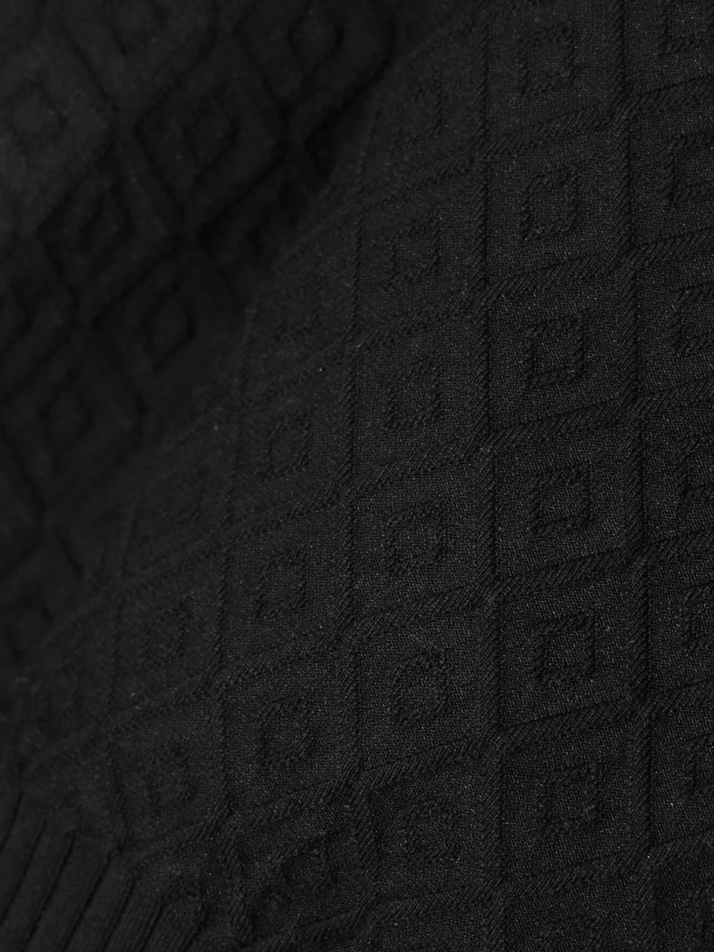 Close-up detail of the High Sport Anetta Jacquard-knit Stretch-cotton Top