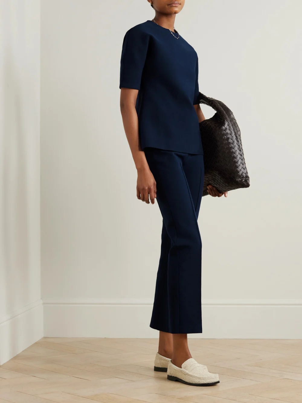 High Sport Bianca Stretch-cotton Top, worn by a model
