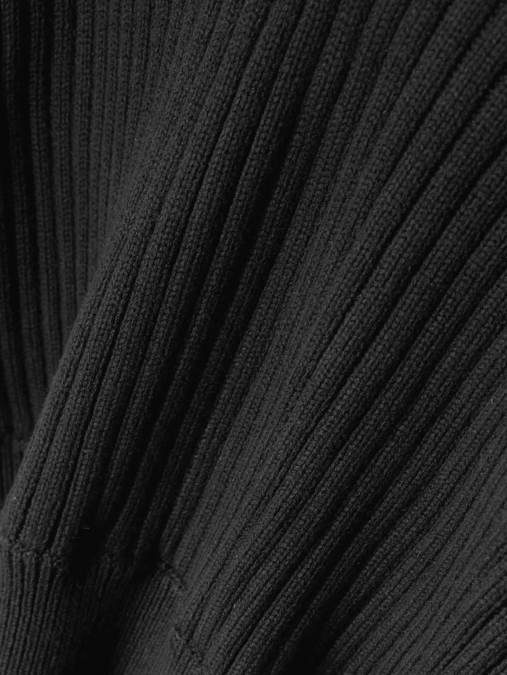 Close-up detail of the High Sport Chester Ribbed Cotton-blend Half-zip Sweater