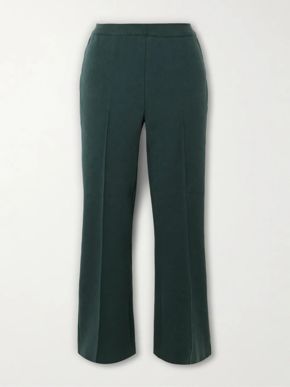 High Sport Cropped Cotton-blend Slim-leg Pants in blue