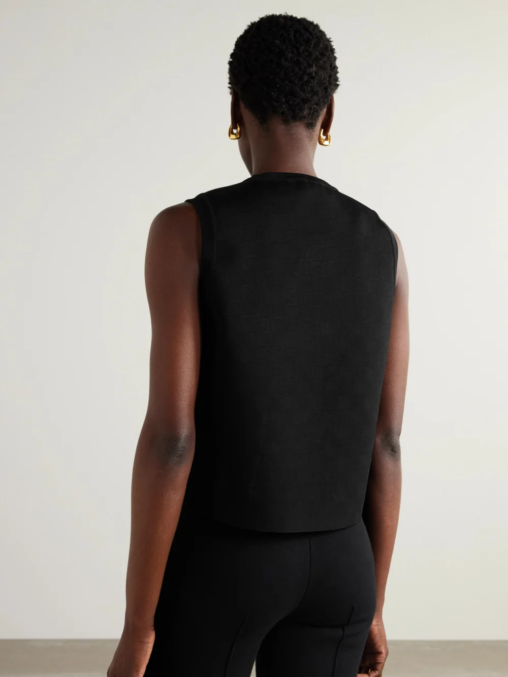 Back view of the High Sport Jacquard Tank